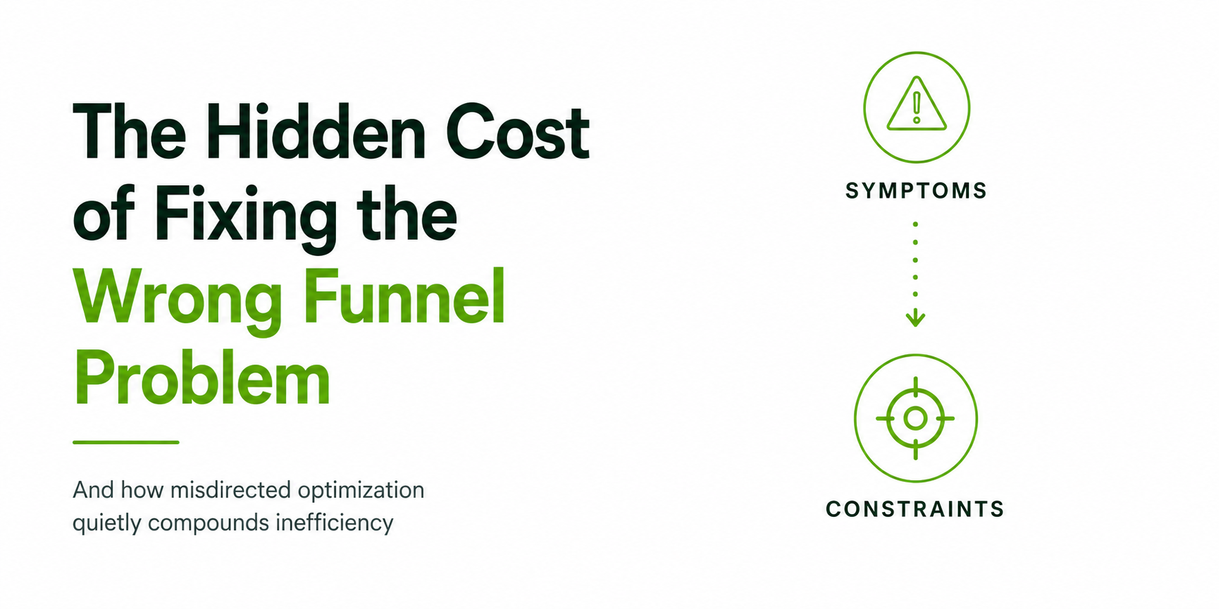 The Hidden Cost of Fixing the Wrong Funnel Problem