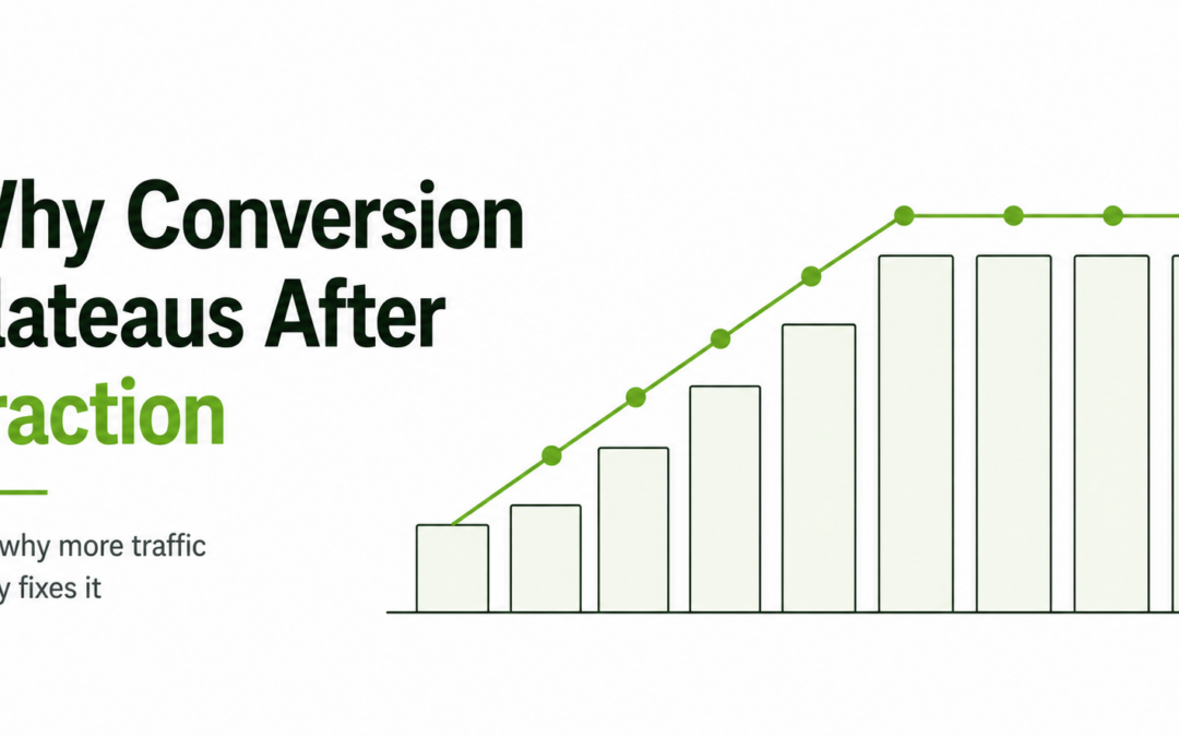Why Conversion Plateaus After Traction
