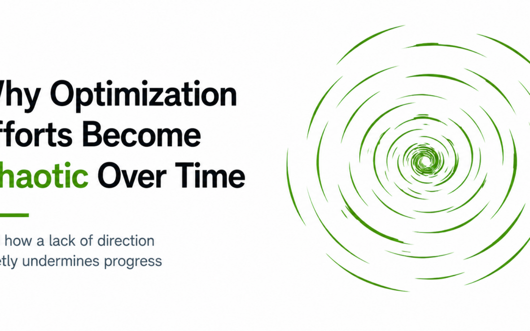 Why Optimization Efforts Become Chaotic Over Time