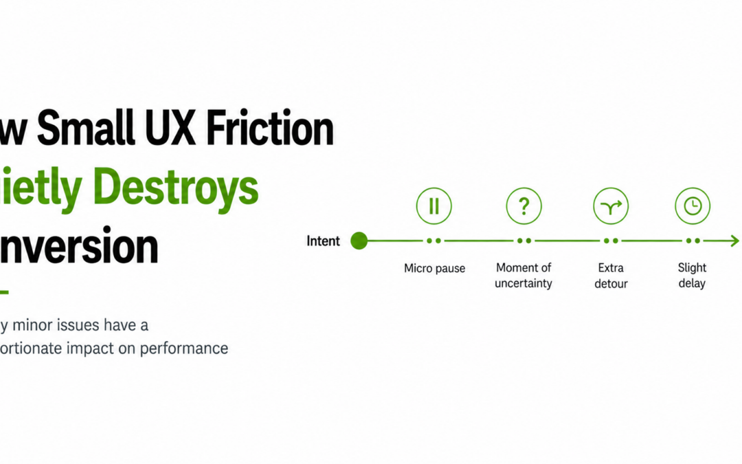 How Small UX Friction Quietly Destroys Conversion